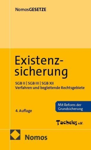 Buchcover und Innenansicht für das Buch: Existenzsicherung
