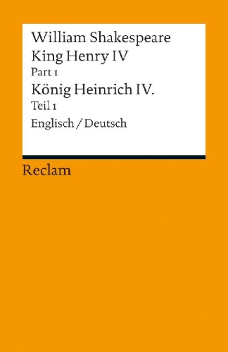 Buchcover und Innenansicht für das Buch: King Henry IV, Part 1 / Heinrich IV., Teil 1