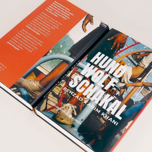 Buchcover und Innenansicht für das Buch: Hund, Wolf, Schakal