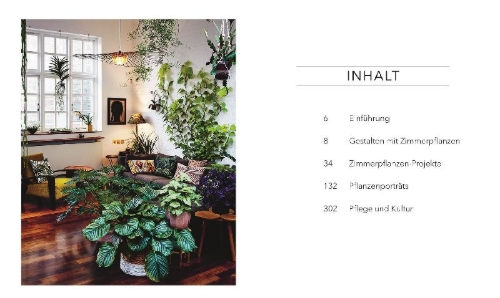 Buchcover und Innenansicht für das Buch: House plant