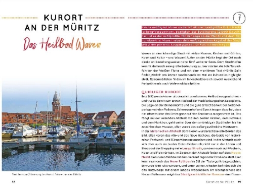 Buchcover und Innenansicht für das Buch: Kleine Auszeiten an Flüssen & Seen in Deutschland
