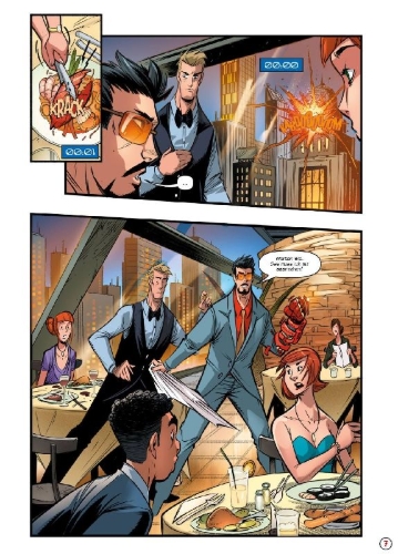 Buchcover und Innenansicht für das Buch: Marvel Action: Avengers (2018) #1-#3