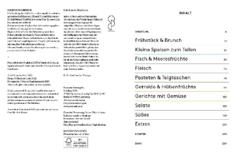 Buchcover und Innenansicht für das Buch: Griechische Inselküche