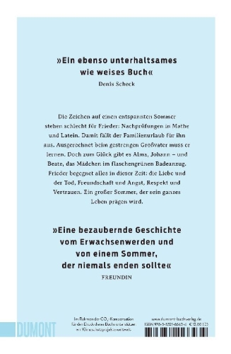 Buchcover und Innenansicht für das Buch: Der große Sommer
