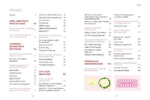 Buchcover und Innenansicht für das Buch: Raus aus dem Hormonkarussell