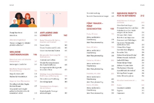 Buchcover und Innenansicht für das Buch: Raus aus dem Hormonkarussell