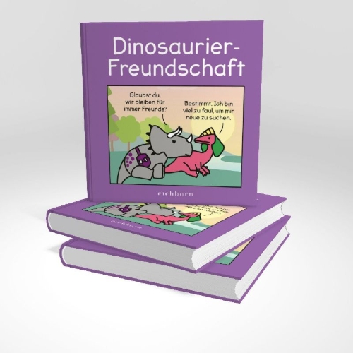 Buchcover und Innenansicht für das Buch: Dinosaur Friendship