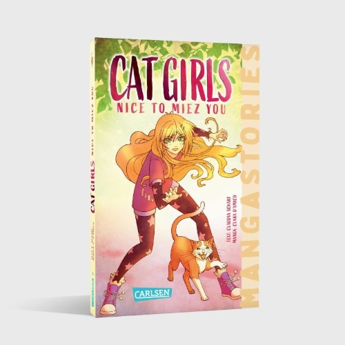 Buchcover und Innenansicht für das Buch: CAT GIRLS Band 1 - Nice to miez you
