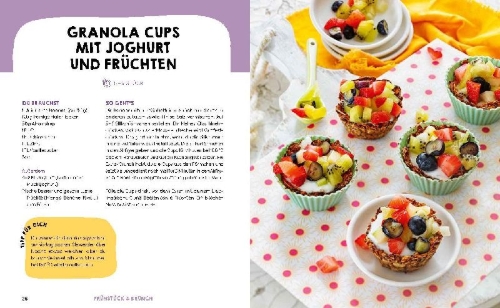 Buchcover und Innenansicht für das Buch: Voll veggie! Airfryer für Teenager