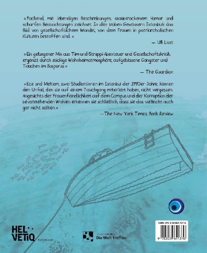 Buchcover und Innenansicht für das Buch: In den trüben Gewässern Istanbuls