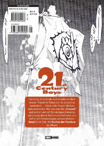 Buchcover und Innenansicht für das Buch: 21st Century Boys: Ultimative Edition 01