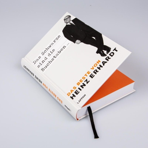 Buchcover und Innenansicht für das Buch: Das Schwarze sind die Buchstaben - Das Beste von Heinz Erhardt