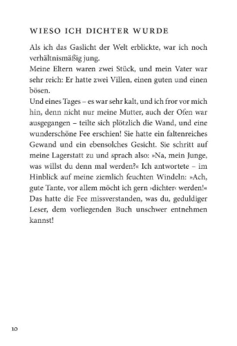 Buchcover und Innenansicht für das Buch: Das Schwarze sind die Buchstaben - Das Beste von Heinz Erhardt