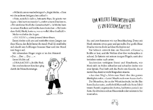 Buchcover und Innenansicht für das Buch: Emmi & Einschwein 7. Zaubern verboten!