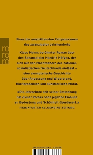 Buchcover und Innenansicht für das Buch: Mephisto