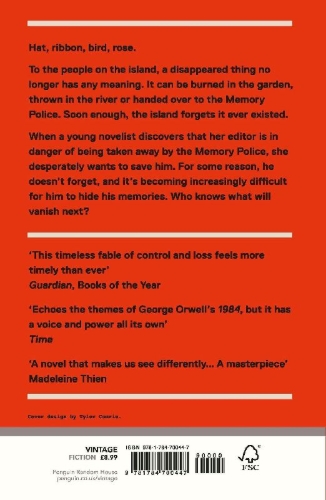 Buchcover und Innenansicht für das Buch: The Memory Police
