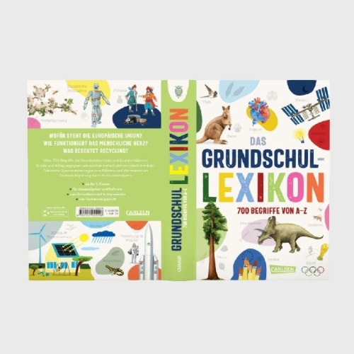 Buchcover und Innenansicht für das Buch: Das Grundschullexikon