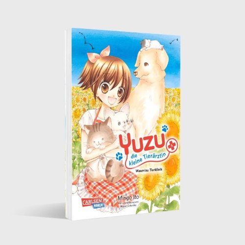 Buchcover und Innenansicht für das Buch: Yuzu no Dobutsu Karte