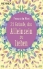 Buchcover und Innenansicht für das Buch: 21 Gründe, das Alleinsein zu lieben