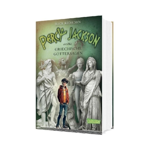 Buchcover und Innenansicht für das Buch: Percy Jackson's Greek Gods