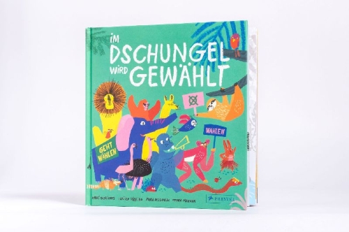 Buchcover und Innenansicht für das Buch: Eleicao dos Bichos