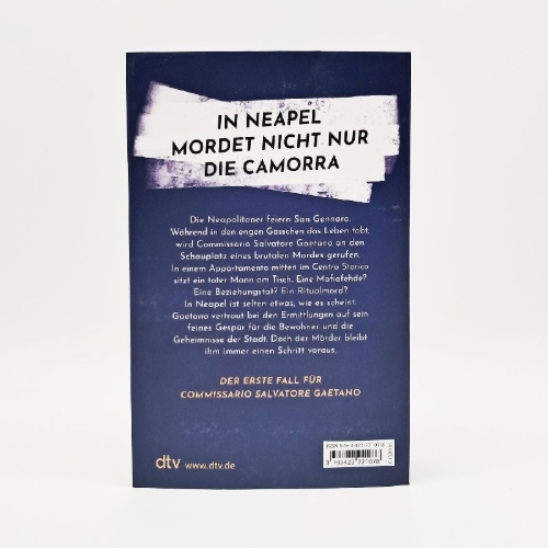 Buchcover und Innenansicht für das Buch: Commissario Gaetano und der lügende Fisch
