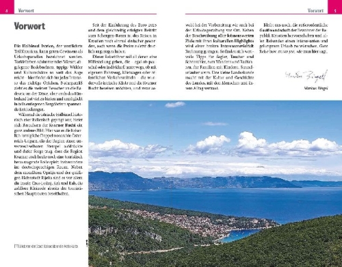 Buchcover und Innenansicht für das Buch: Reise Know-How Reiseführer Kroatien: Istrien und Kvarner Bucht