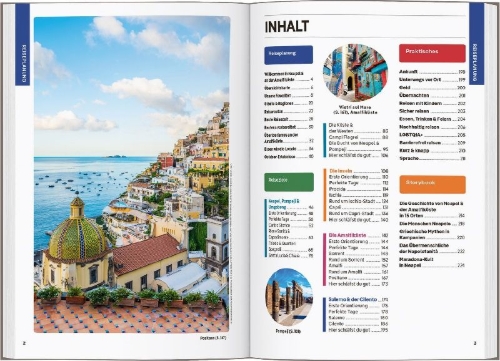 Buchcover und Innenansicht für das Buch: LONELY PLANET Reiseführer Neapel & Amalfiküste