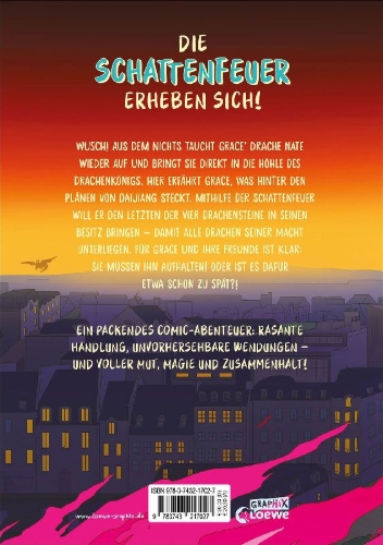 Buchcover und Innenansicht für das Buch: City Of Dragons (Band 2) - Angriff der Schattenfeuer