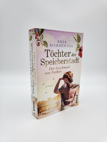 Buchcover und Innenansicht für das Buch: Töchter der Speicherstadt - Der Geschmack von Freiheit