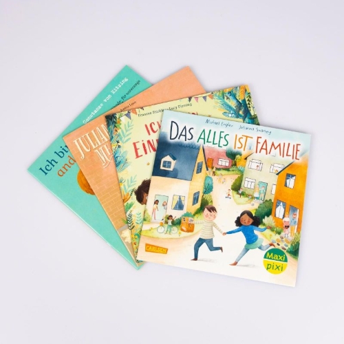 Buchcover und Innenansicht für das Buch: Maxi-Pixi-4er-Set 107: Du, ich und wir (4x1 Exemplar)