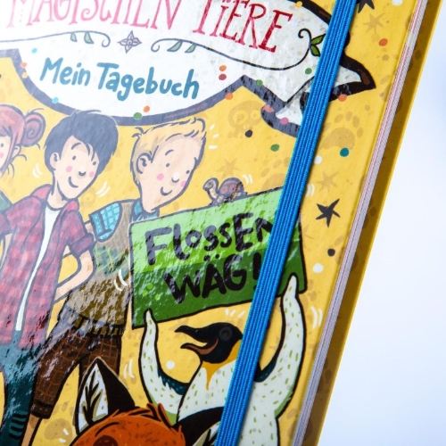 Buchcover und Innenansicht für das Buch: Die Schule der magischen Tiere: Mein Tagebuch