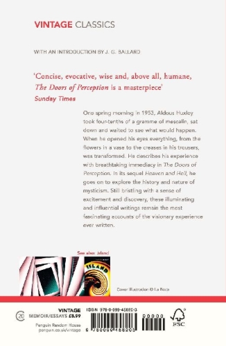 Buchcover und Innenansicht für das Buch: The Doors of Perception
