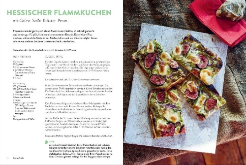 Buchcover und Innenansicht für das Buch: Das Hessen-Kochbuch