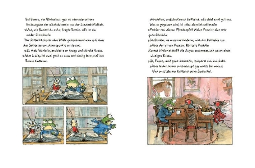 Buchcover und Innenansicht für das Buch: Truman Toad and  the perfect Snack