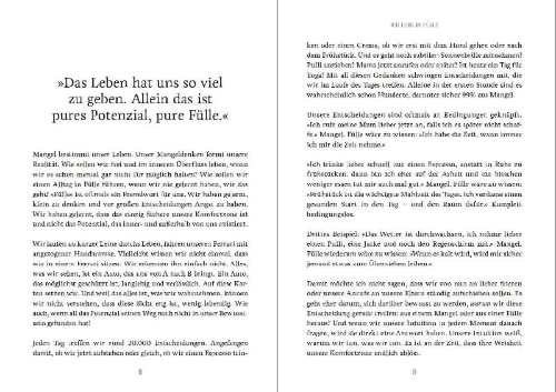 Buchcover und Innenansicht für das Buch: Vier Worte, die dein Leben für immer verändern