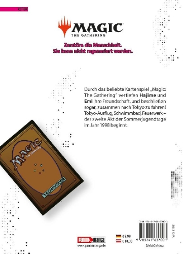 Buchcover und Innenansicht für das Buch: Magic: The Gathering - Zerstöre die Menschheit. Sie kann nicht regeneriert werden. 02
