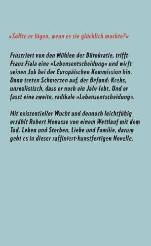 Buchcover und Innenansicht für das Buch: Die Lebensentscheidung