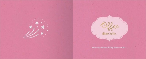 Buchcover und Innenansicht für das Buch: Endlich geschafft! Hurra! Herzlichen Glückwunsch!