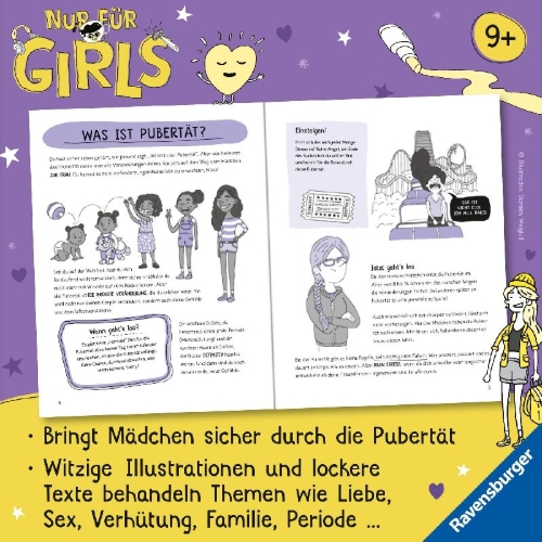 Buchcover und Innenansicht für das Buch: Girl Talk