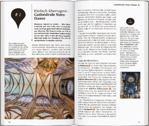 Buchcover und Innenansicht für das Buch: DUMONT direkt Reiseführer Straßburg