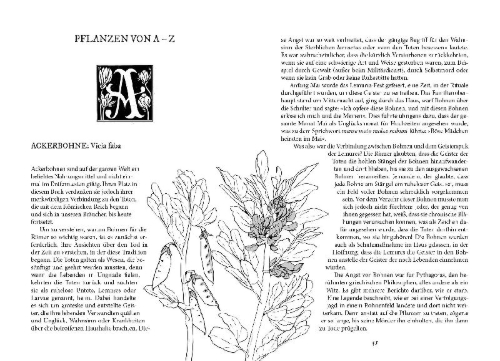 Buchcover und Innenansicht für das Buch: Botanical Curses and Poisons: The Shadow-Lives of Plants