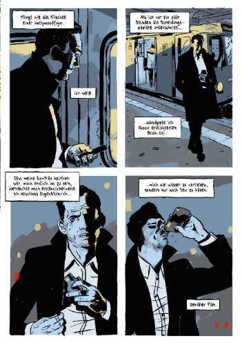 Buchcover und Innenansicht für das Buch: Der Augensammler (Graphic Novel)