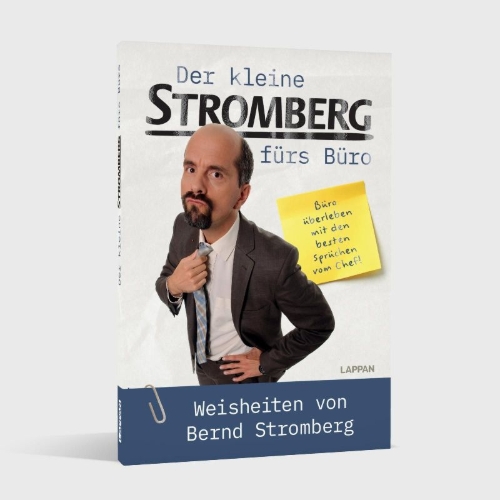Buchcover und Innenansicht für das Buch: Der kleine Stromberg fürs Büro
