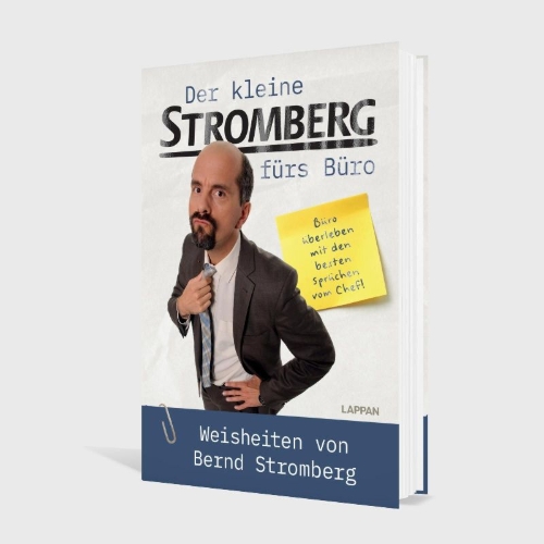Buchcover und Innenansicht für das Buch: Der kleine Stromberg fürs Büro