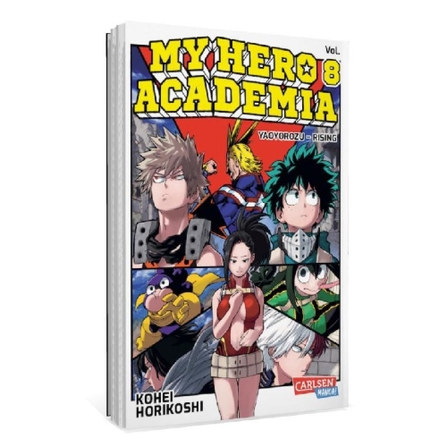 Buchcover und Innenansicht für das Buch: Boku no Hero Academia