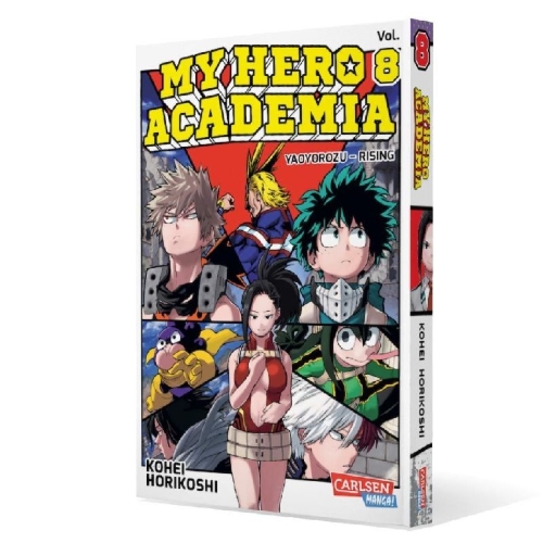 Buchcover und Innenansicht für das Buch: Boku no Hero Academia
