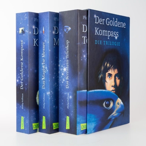 Buchcover und Innenansicht für das Buch: His Dark Materials