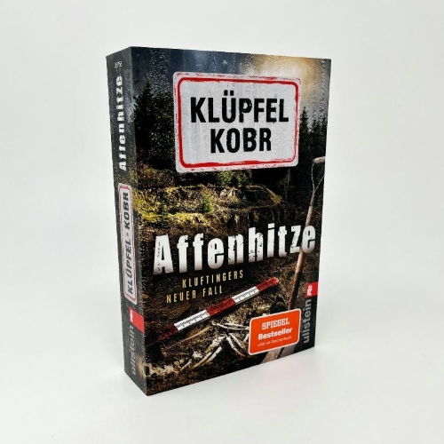 Buchcover und Innenansicht für das Buch: Affenhitze