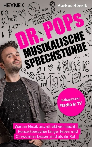 Buchcover und Innenansicht für das Buch: Dr. Pops musikalische Sprechstunde